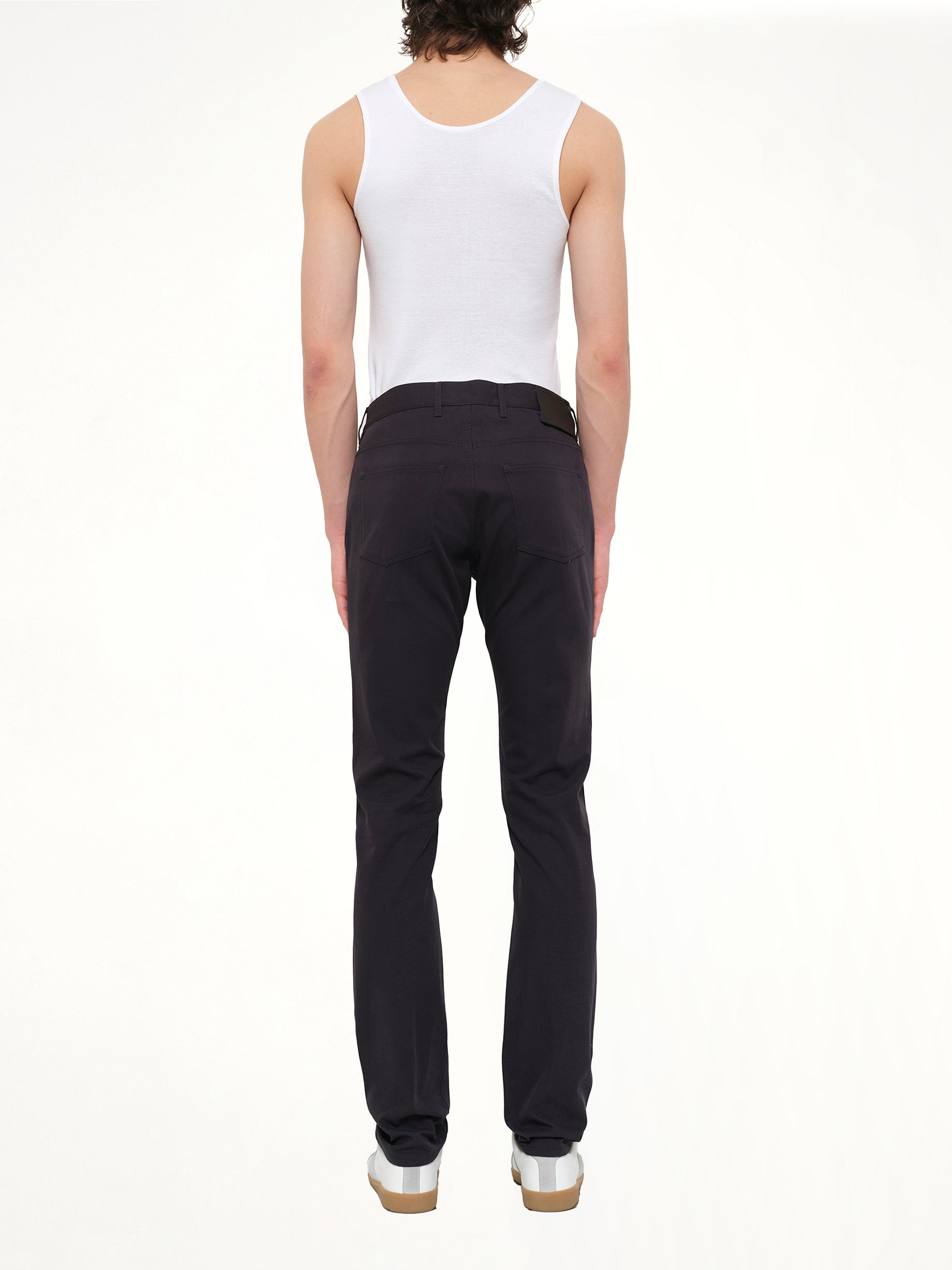 Denim Skinny Pants in Navy