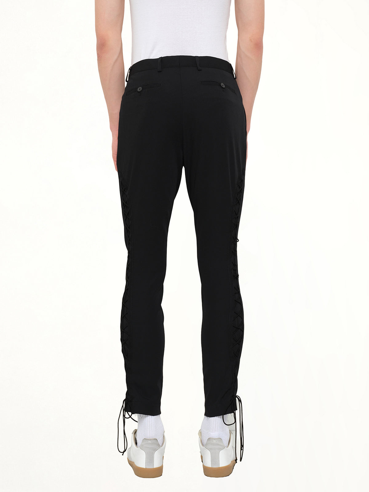 Lanvin Slim Crop Patch Trousers
