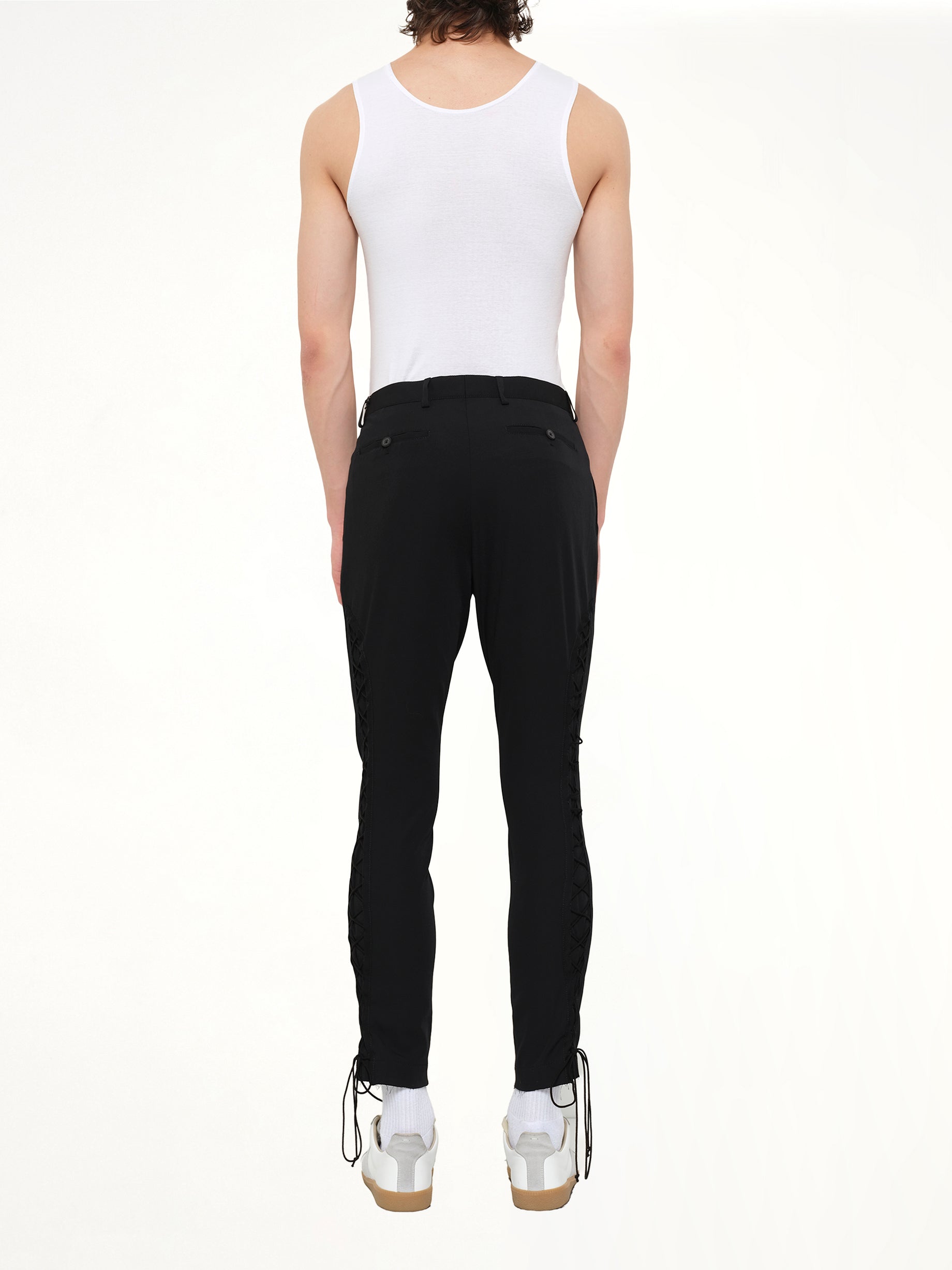 Lanvin Slim Crop Patch Trousers