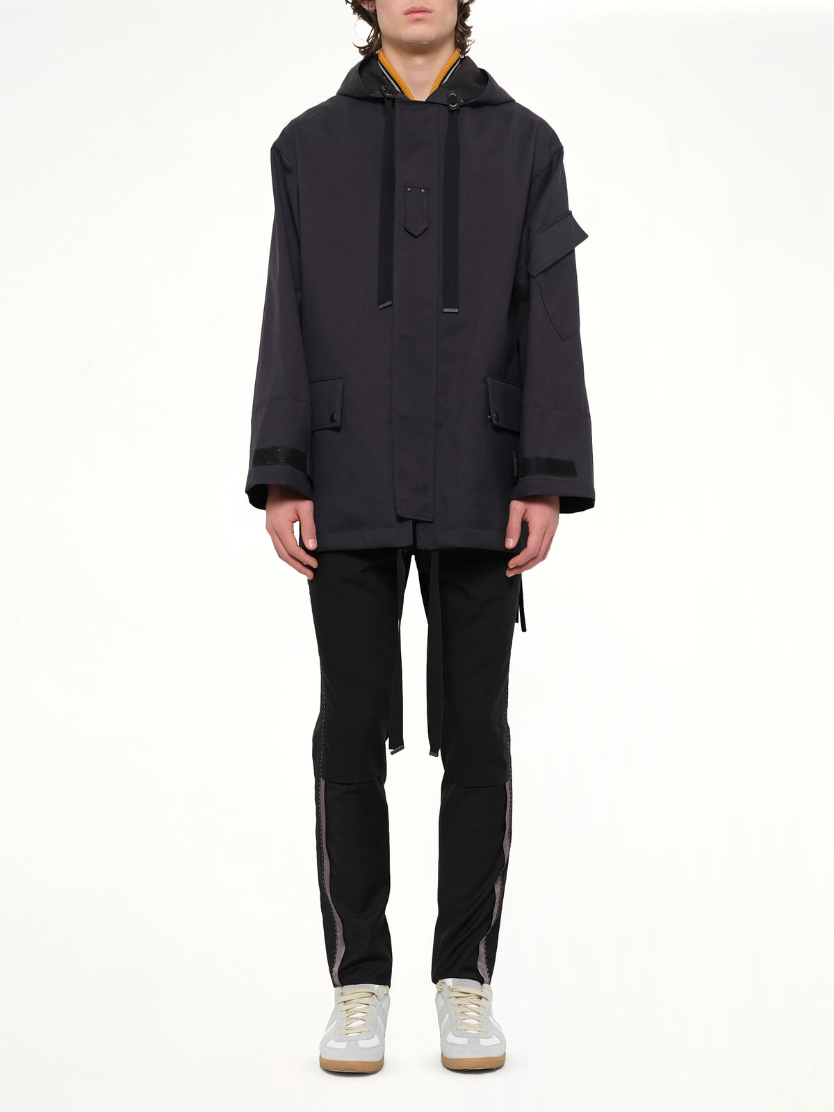 Parka W/ Side Zip in Navy