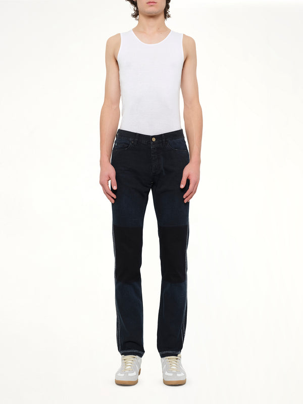 Skinny Patch Jean in Anth