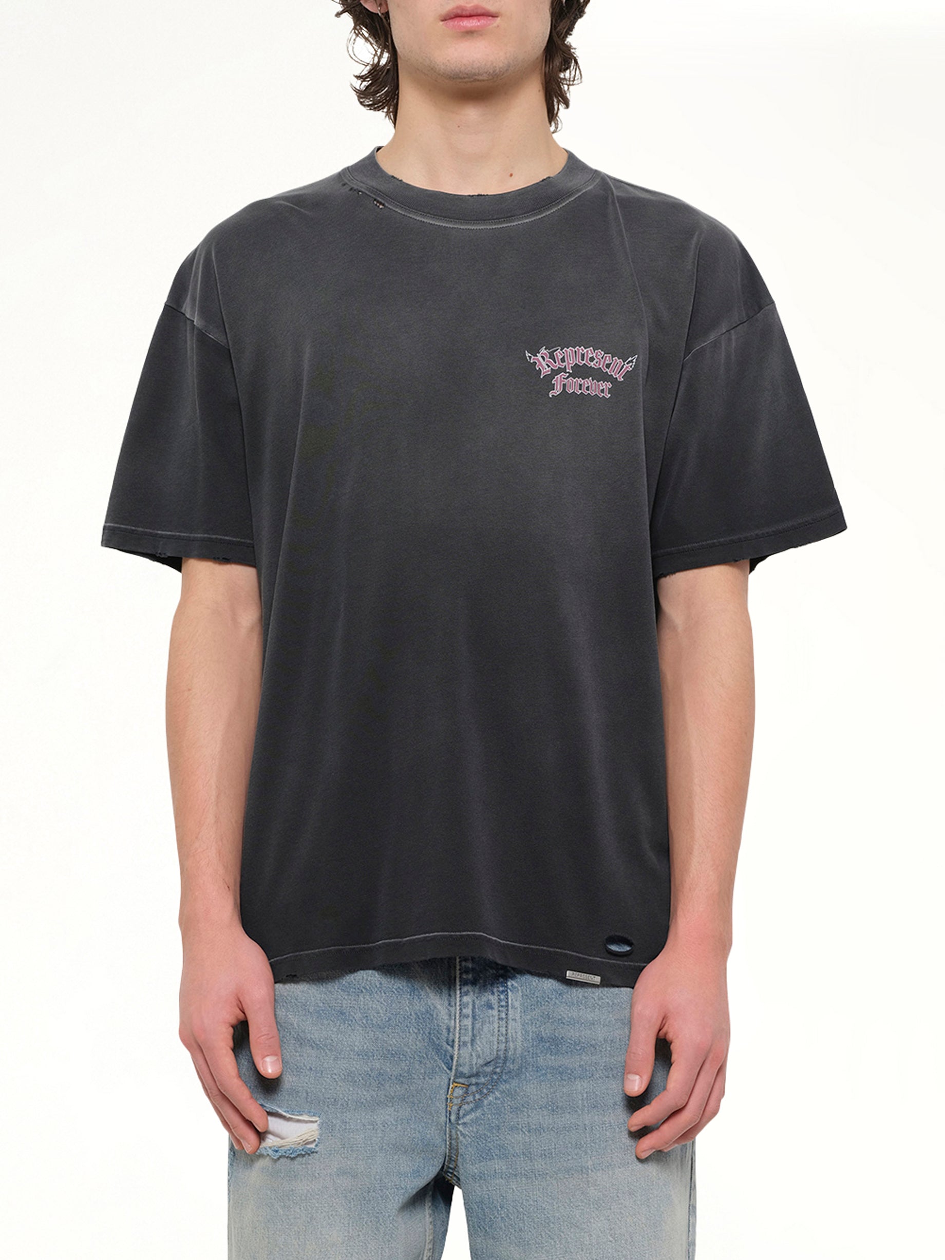 Duality T-Shirt in Washed Black
