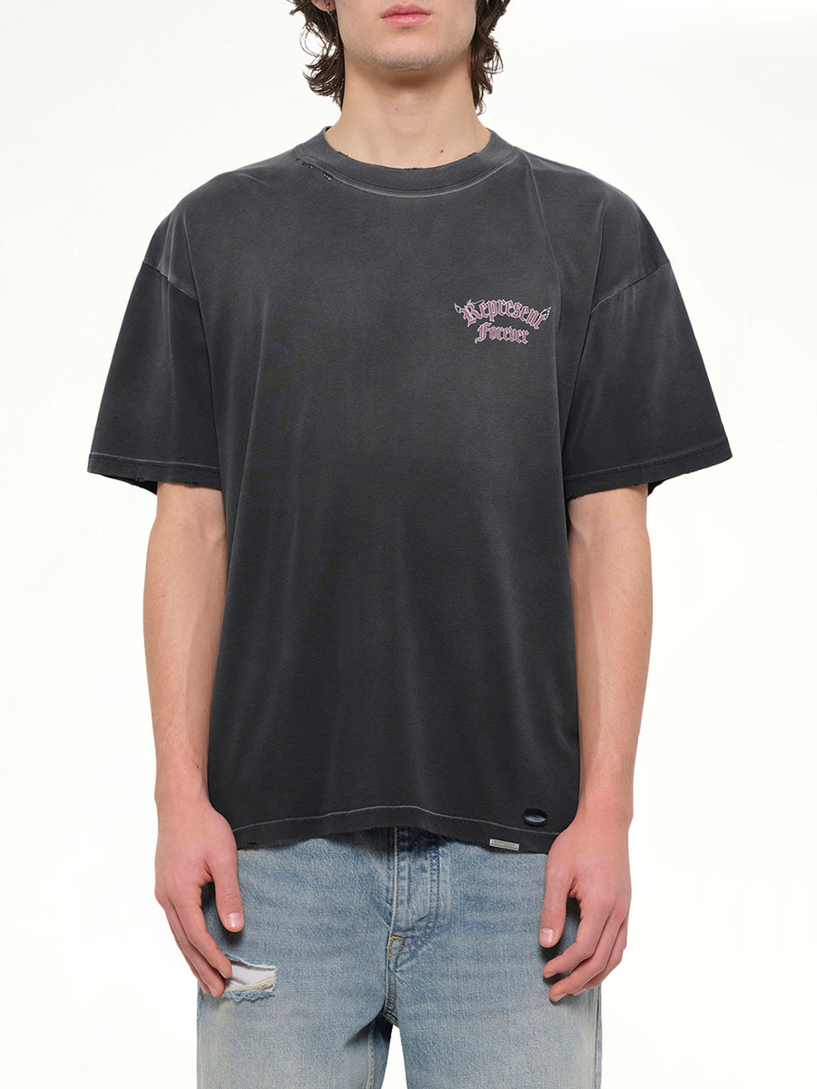 Duality T-Shirt in Washed Black