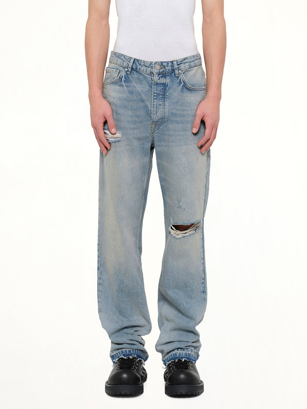 Heaton Denim in Light Vintage Blue
