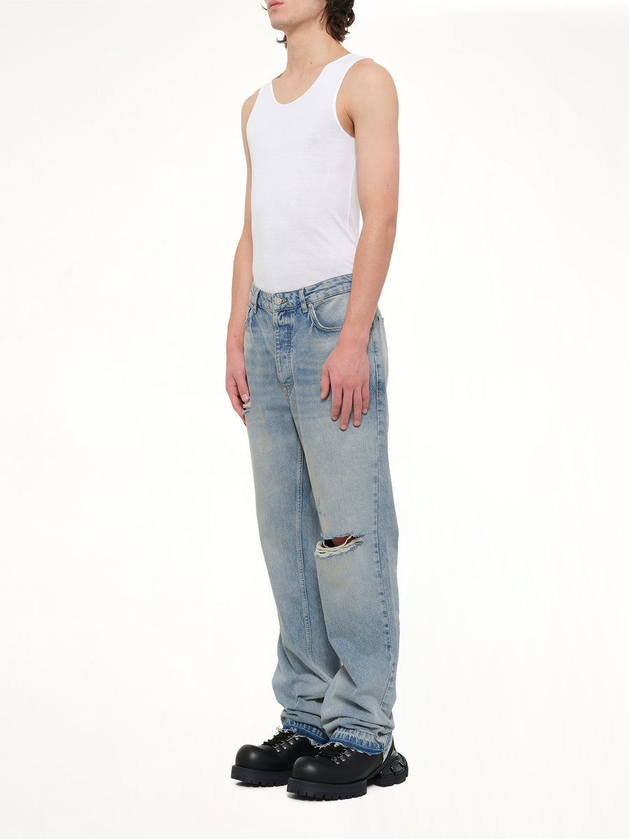 Heaton Denim in Light Vintage Blue