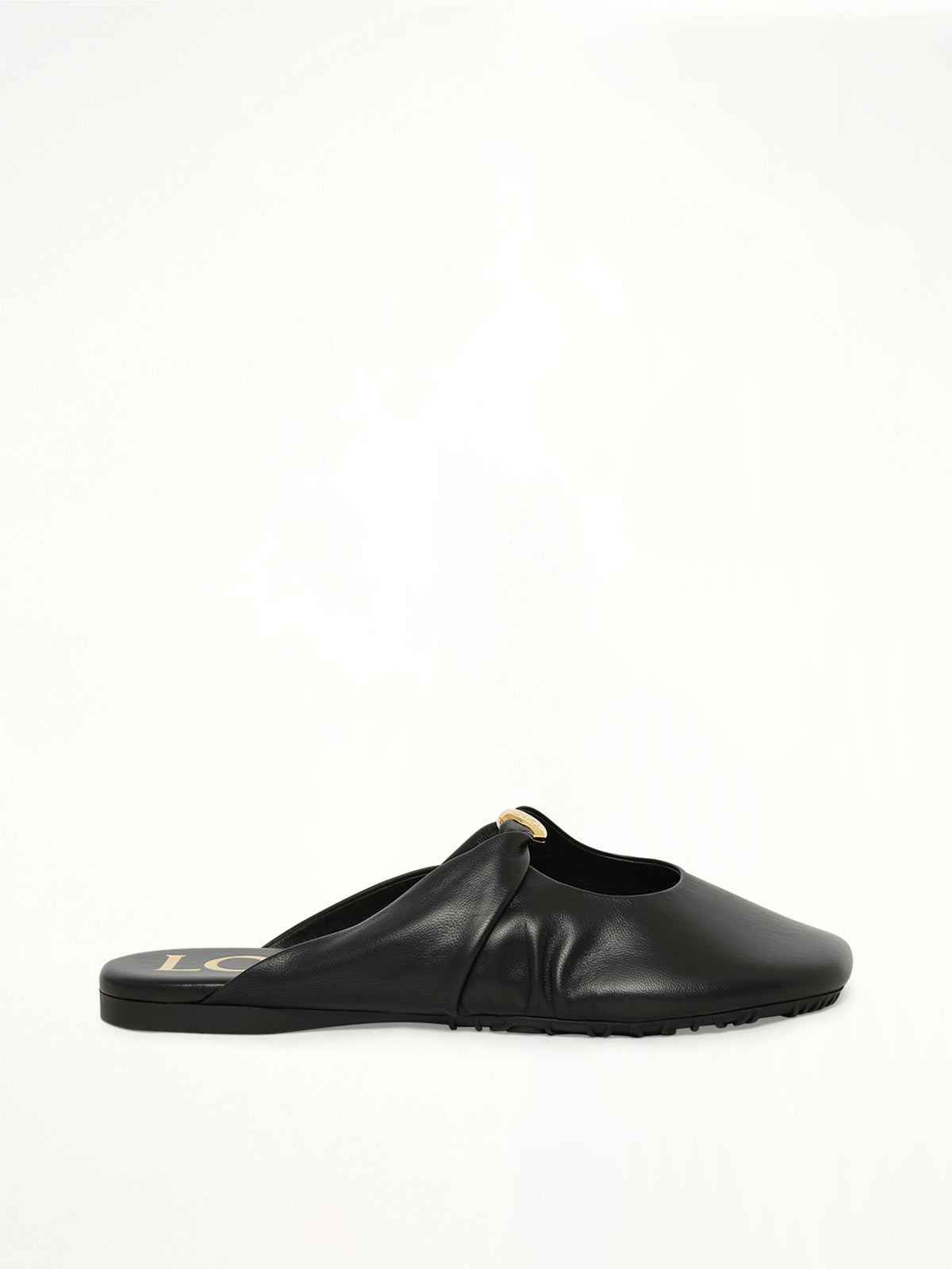 Pebble Soft Mule in Black