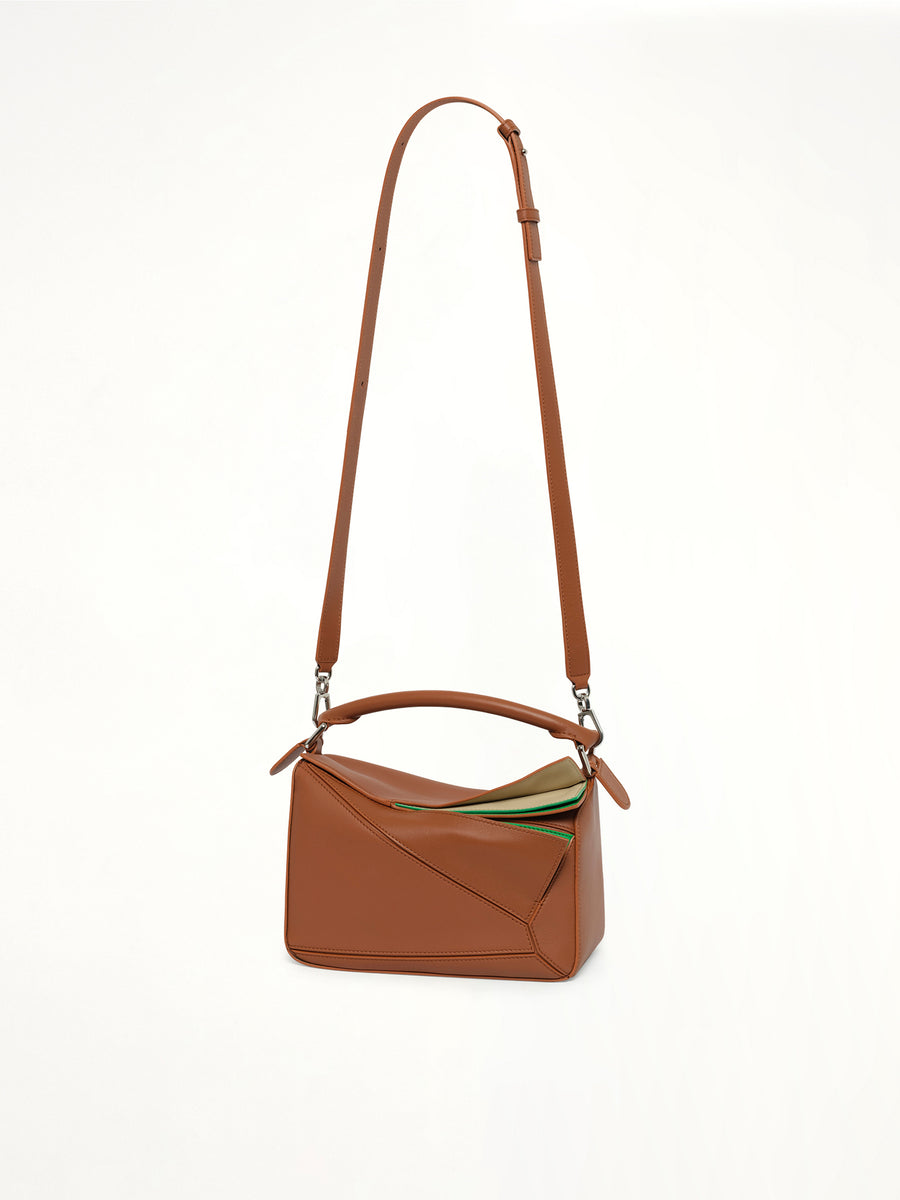 Puzzle Layers S Bag in Multicolor Squirrel