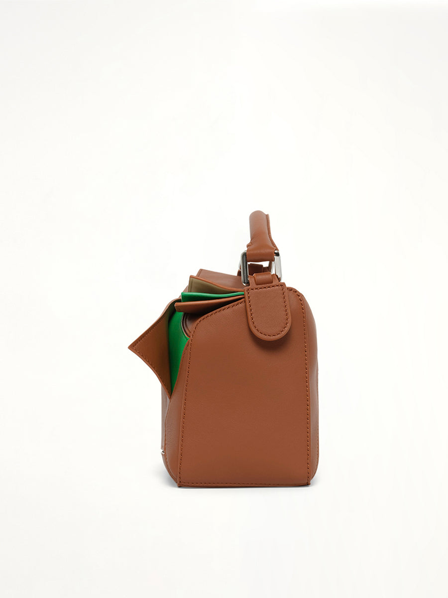 Puzzle Layers S Bag in Multicolor Squirrel