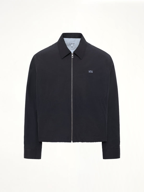 Zip-Up Jacket in Black