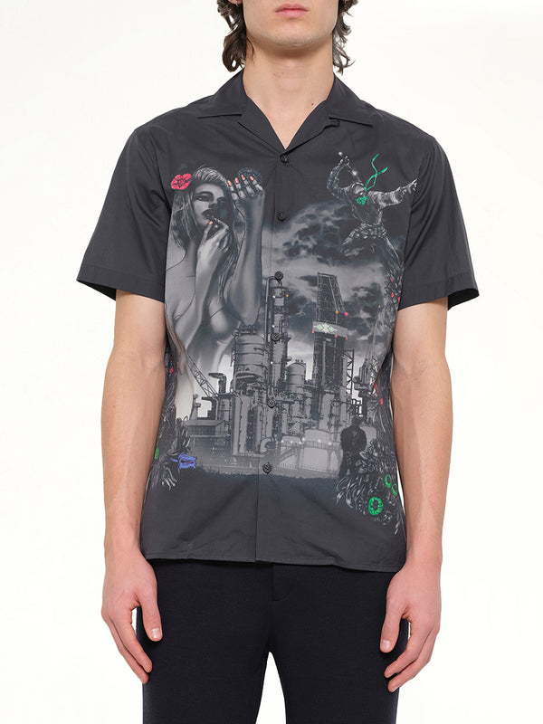 Bowling Shirt in Black