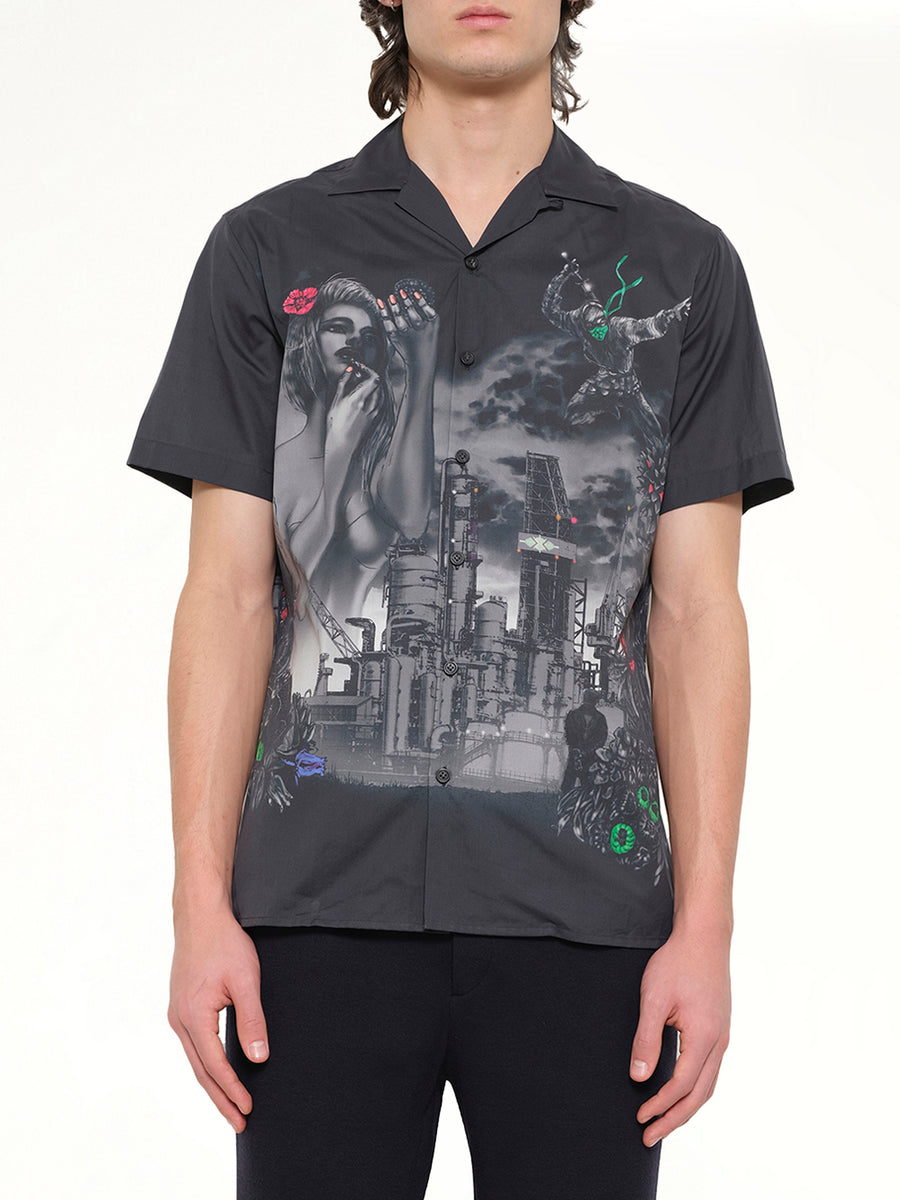 Bowling Shirt in Black
