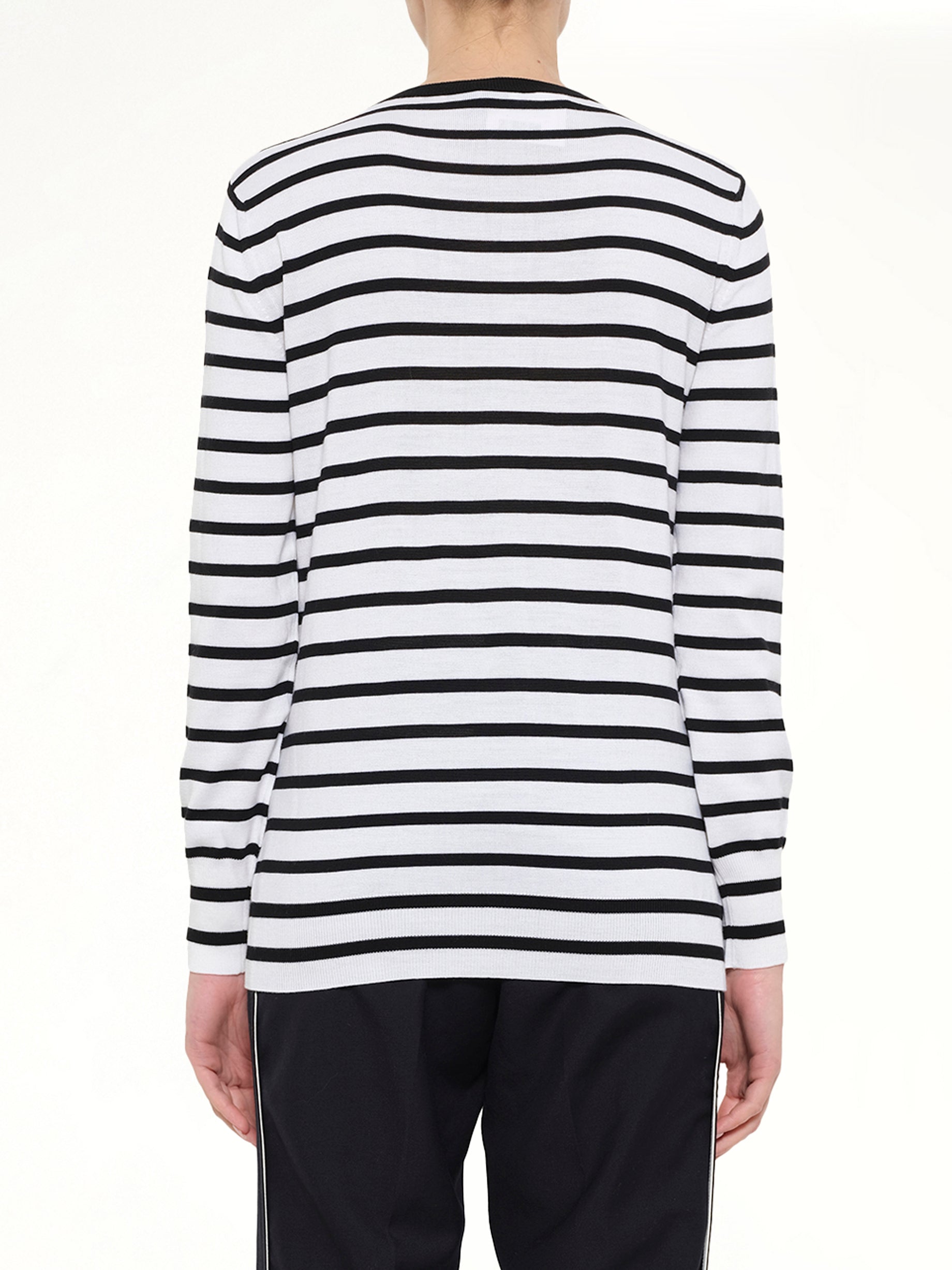 Cat Sweater Stripes in Black