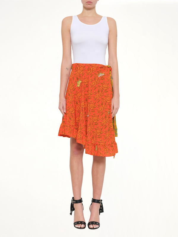 Loewe x Paula Wrap Skirt in Multicolor