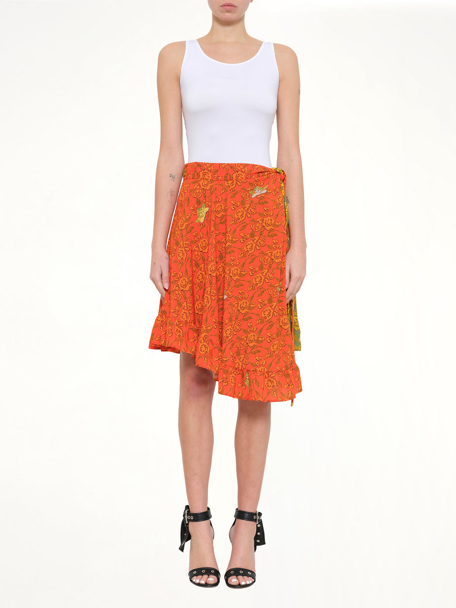 Loewe x Paula Wrap Skirt in Multicolor