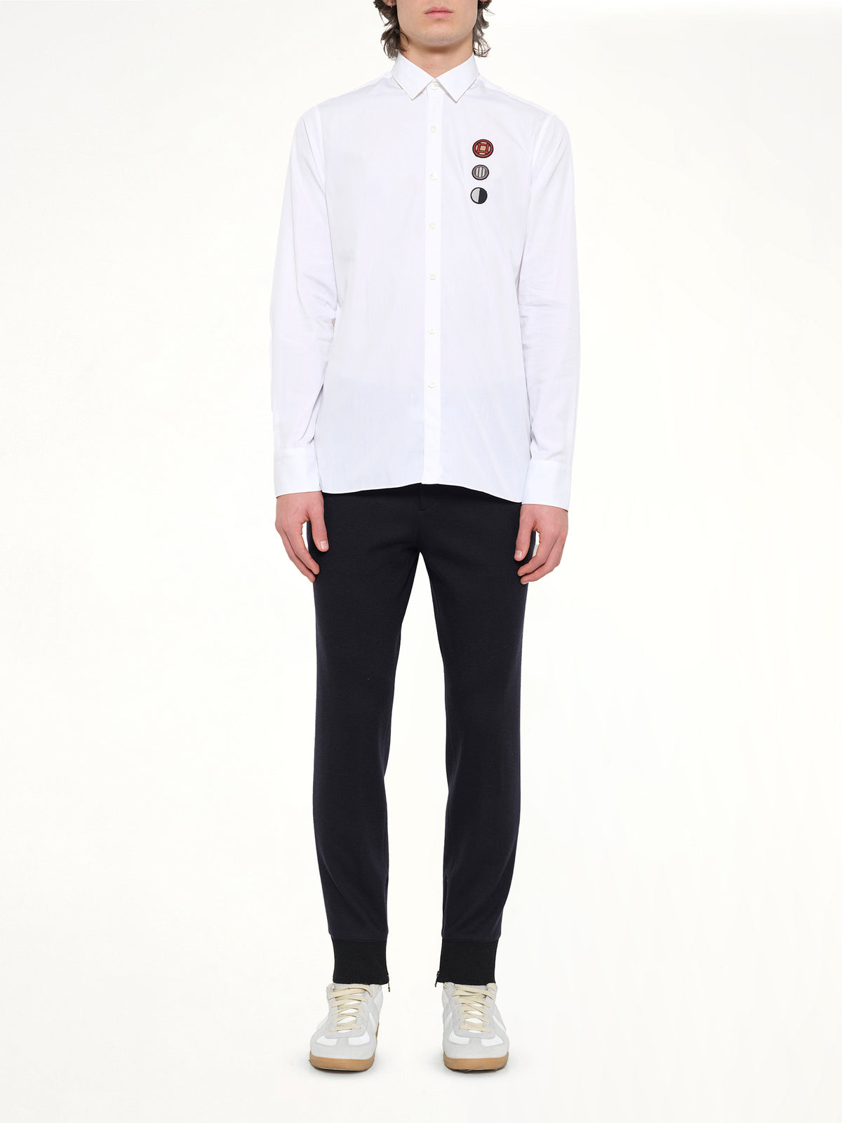 Patch Medal 1 Shirt in White