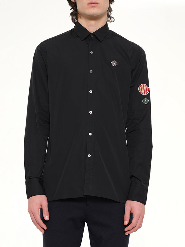 Patch Medal 2 Shirt in Black
