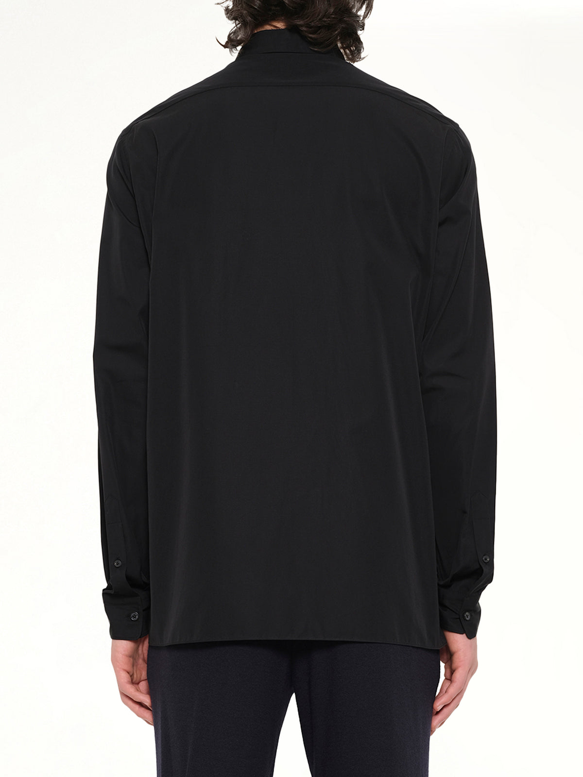 Shirt Small Collar in Black