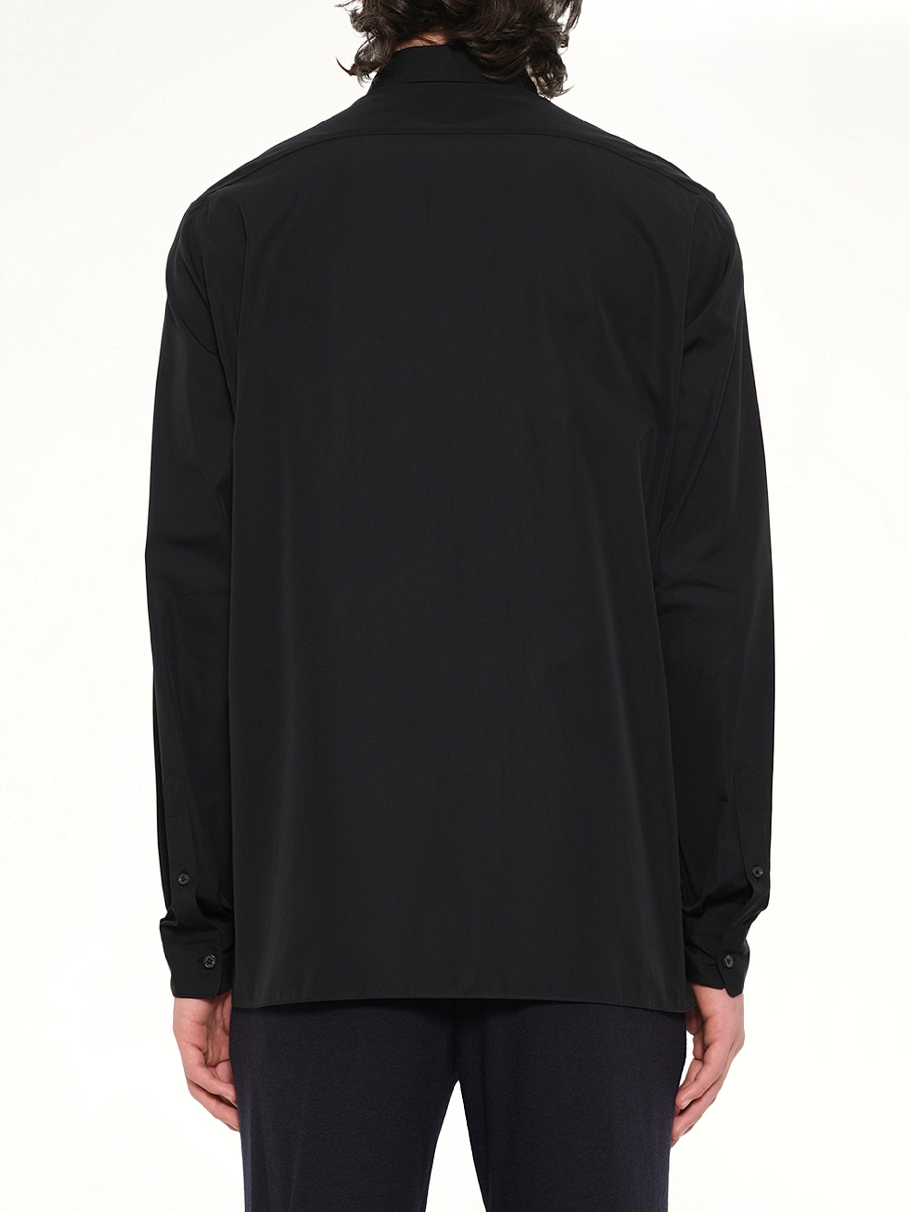 Shirt Small Collar in Black