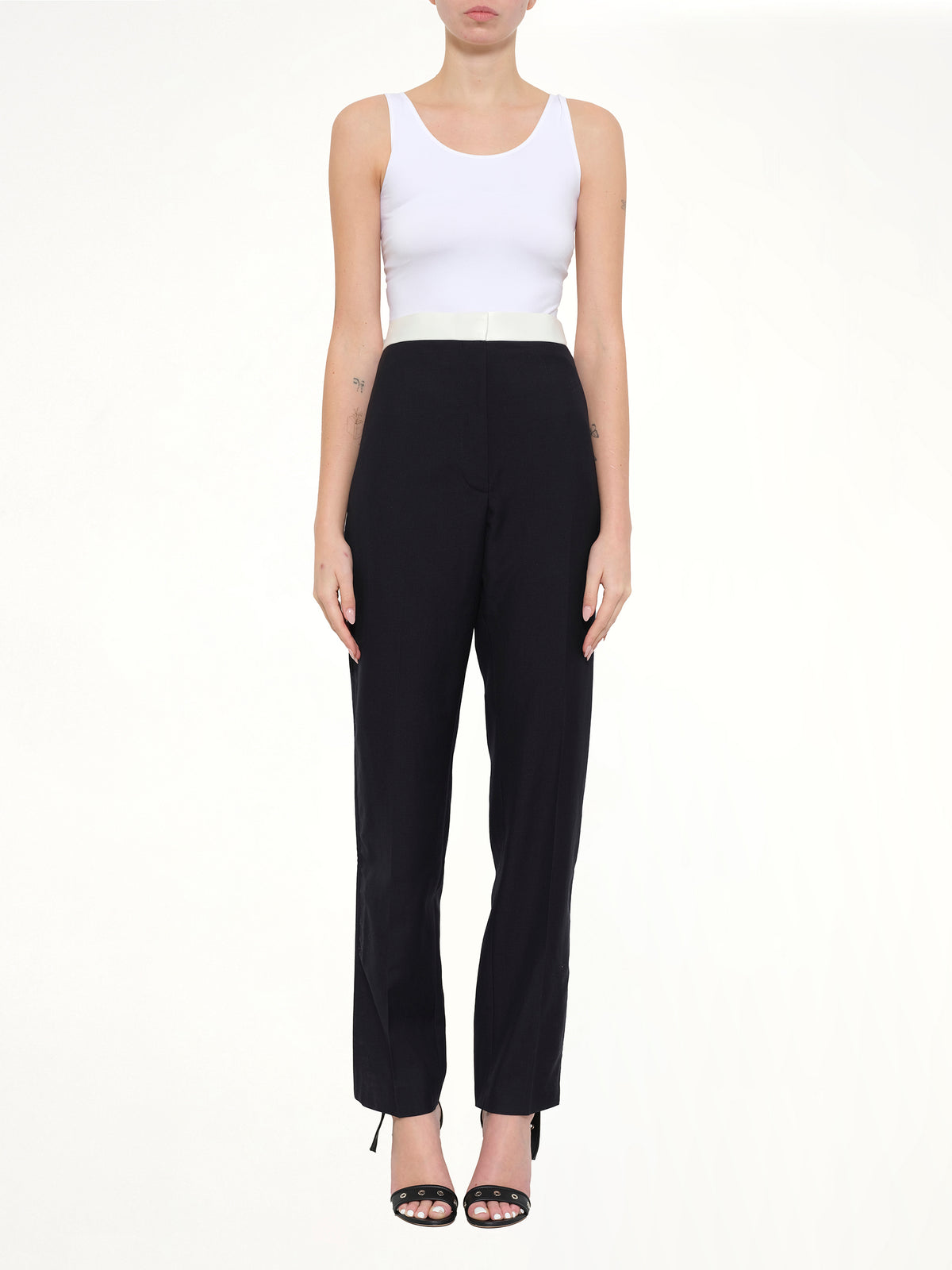 Tuxedo Trousers in Navy