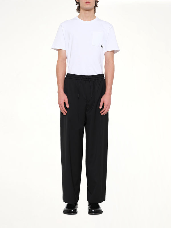 Drawstring Trousers AF in Black