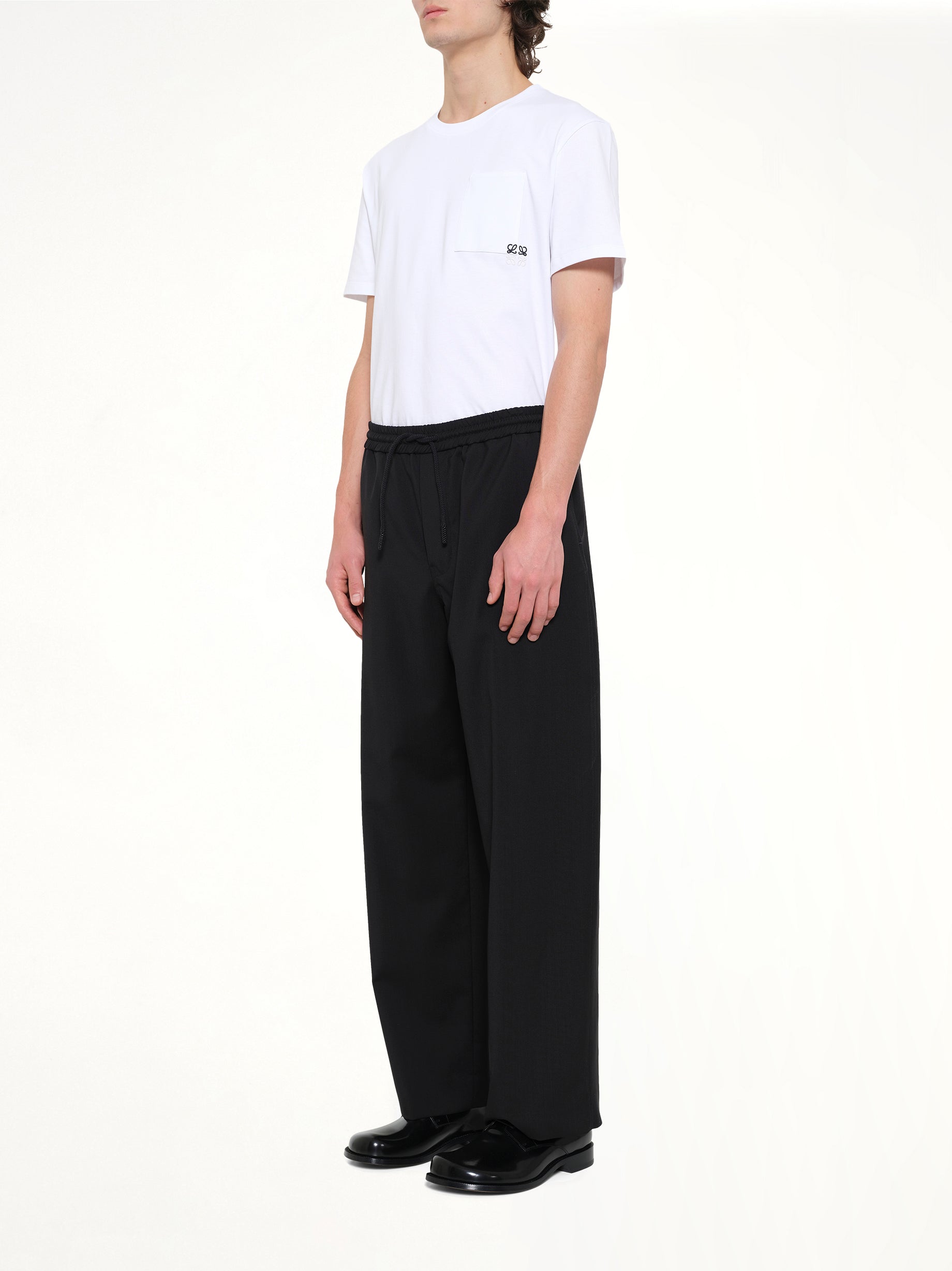 Drawstring Trousers AF in Black