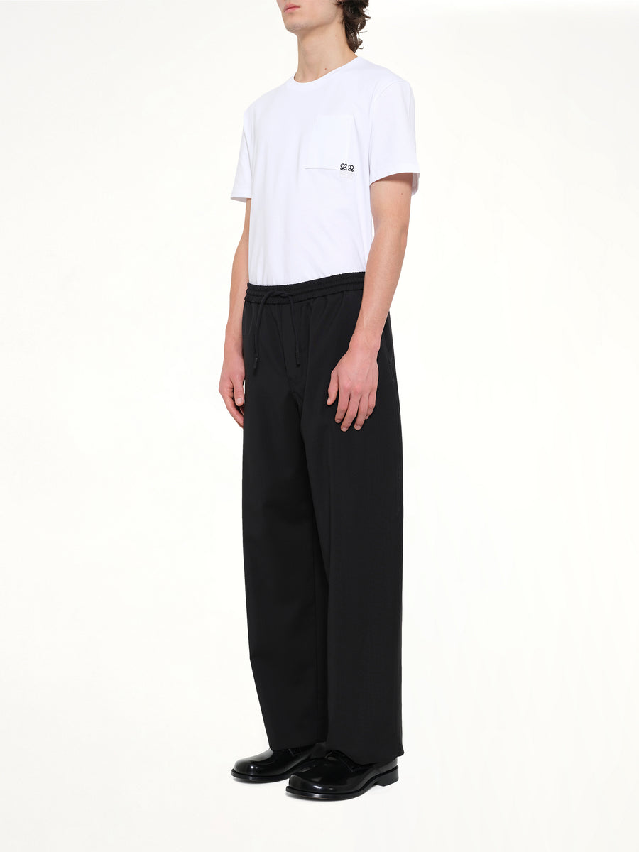 Drawstring Trousers AF in Black