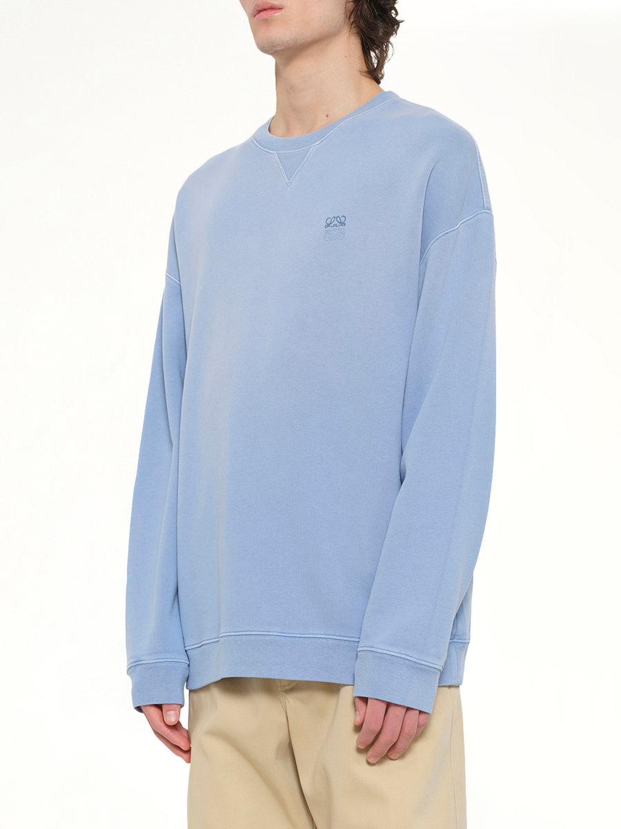 Faded Sweatshirt in Blue
