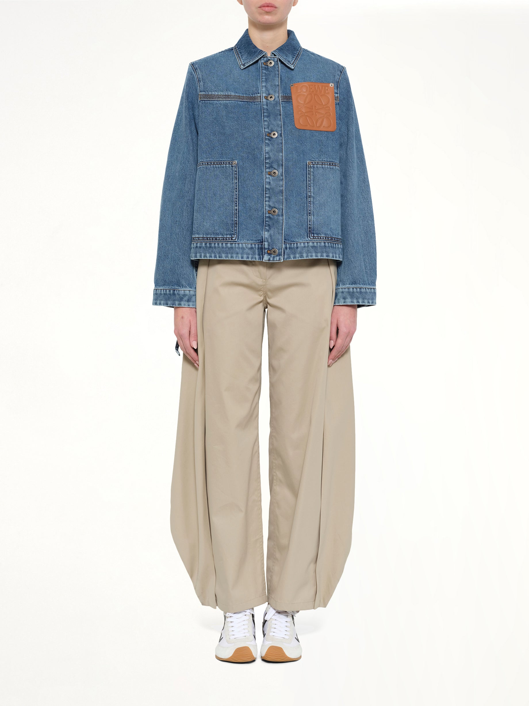 Workwear Jacket in Jeans Blue