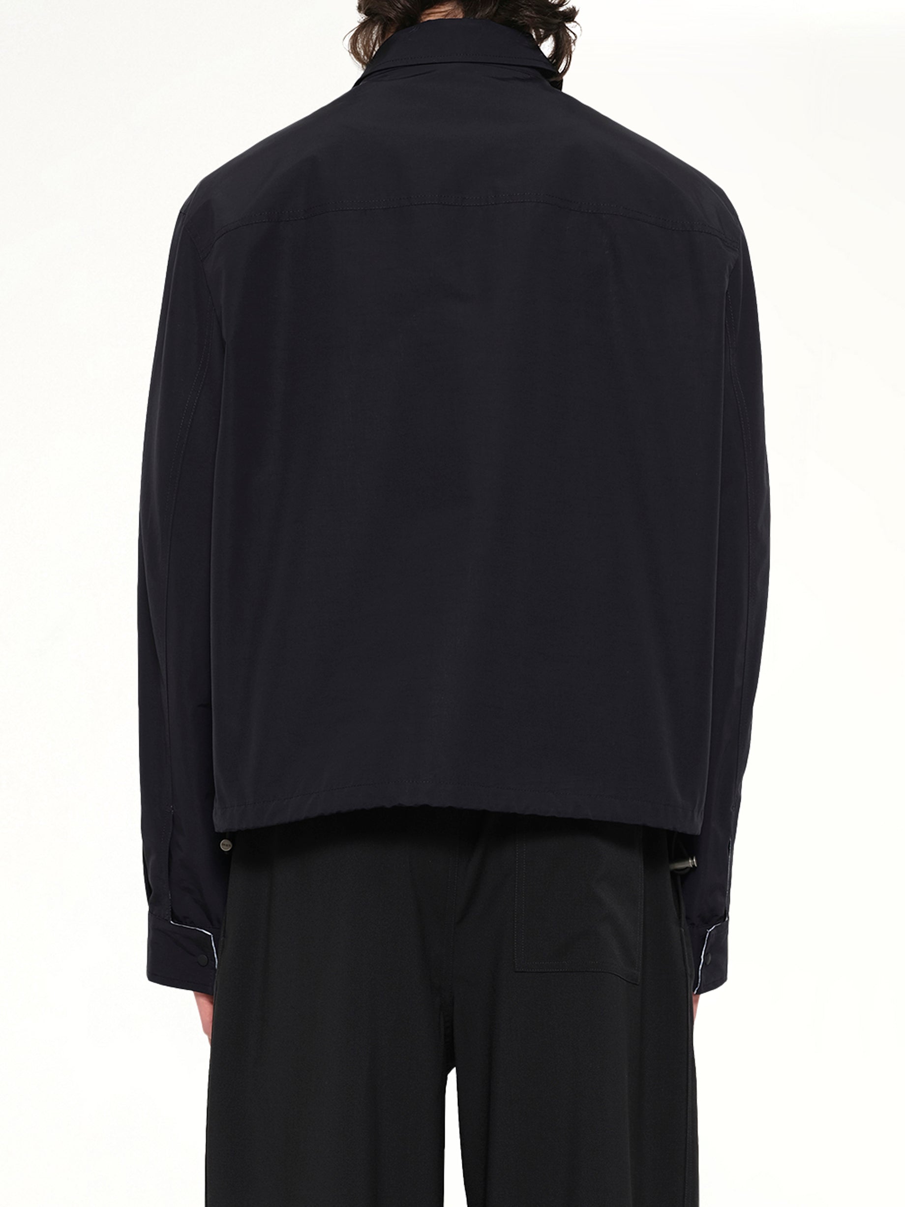 Zip-Up Jacket in Black
