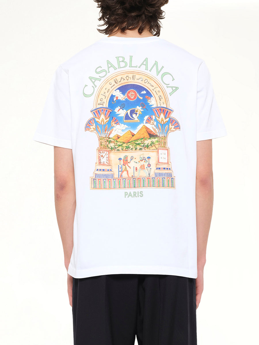 Egyptian Arch Classic T-Shirt in White