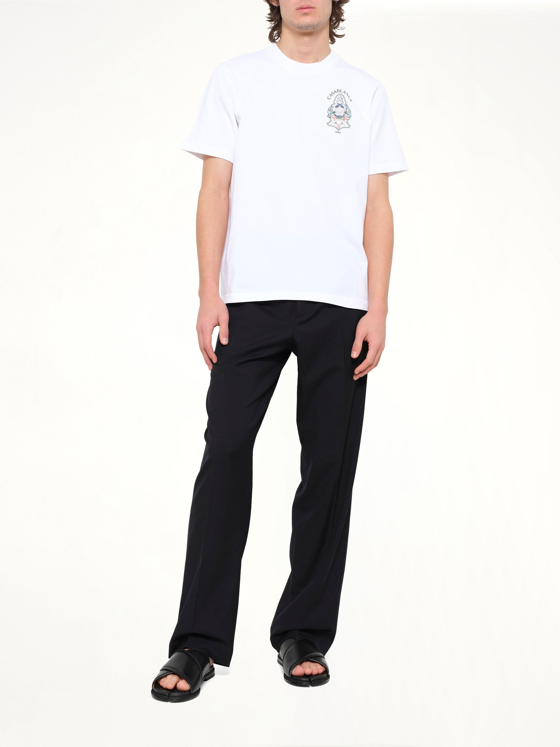 Hotel Emblem Classic T-Shirt in White