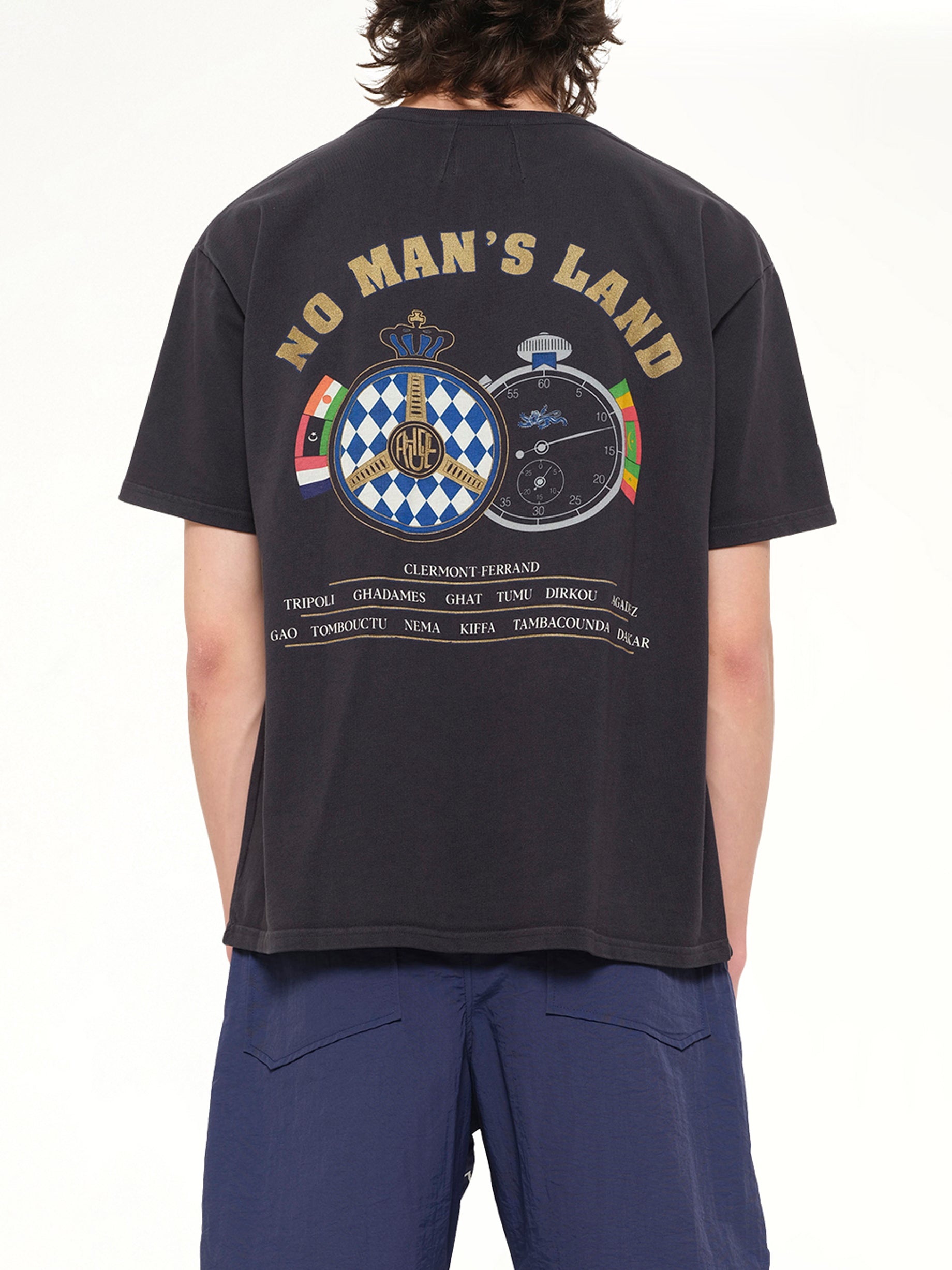Rhude Chrono T-Shirt in Vintage Black