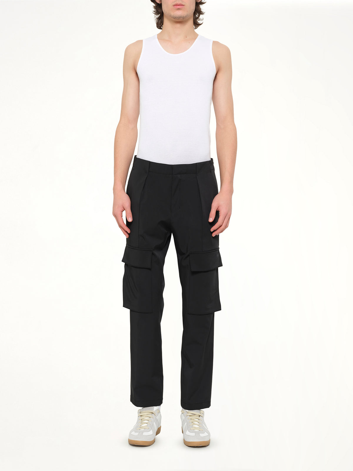 Casual Cargo Pants in Black