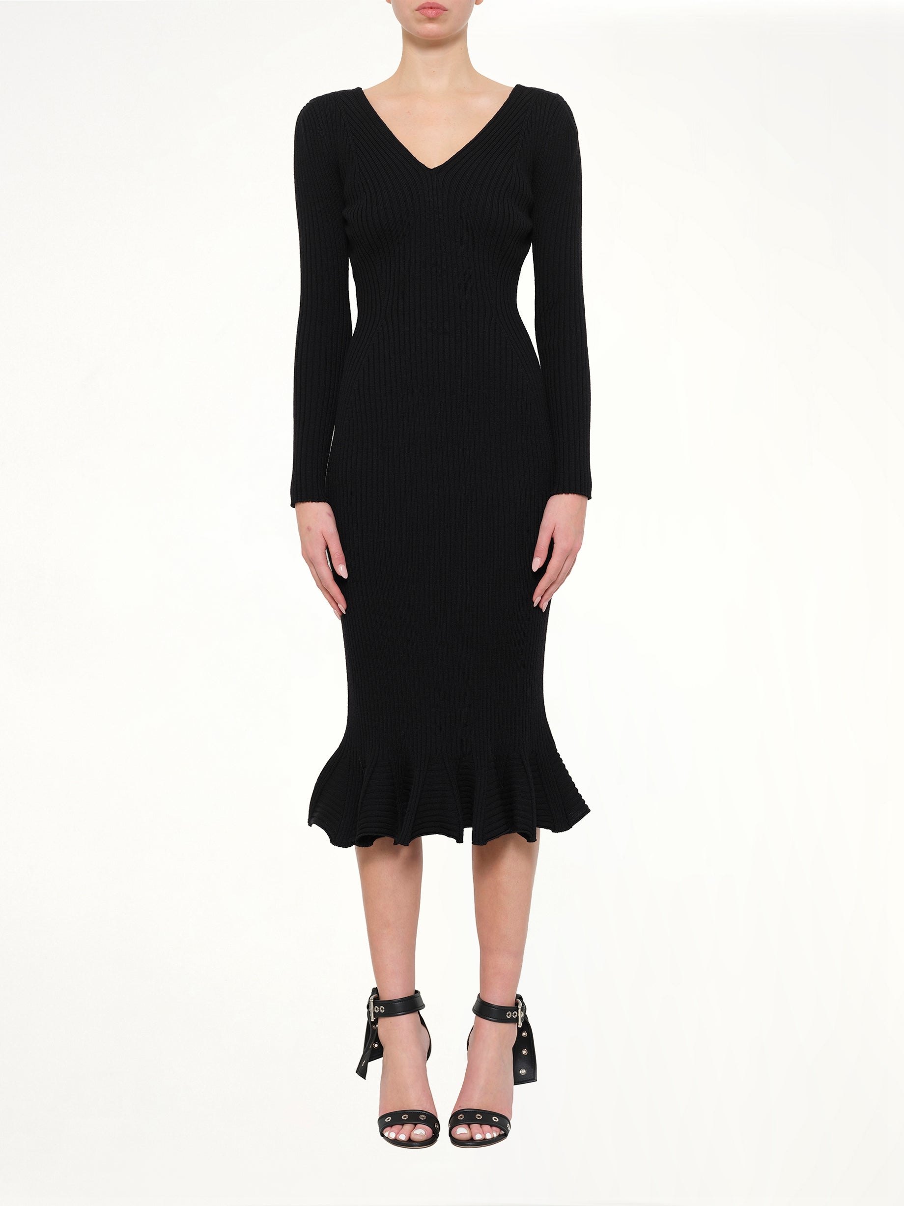 Lanvin Knit Dress in Black
