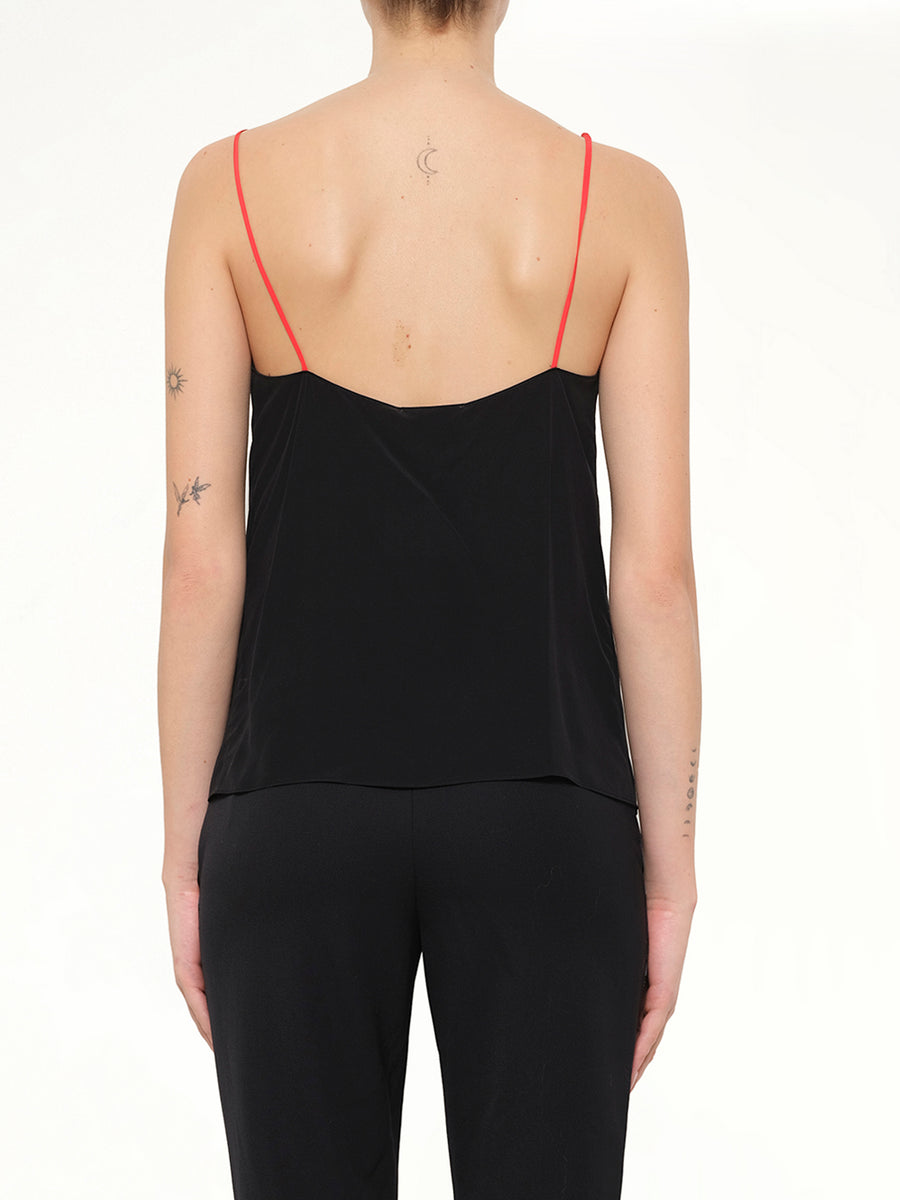 Silk Top in Black