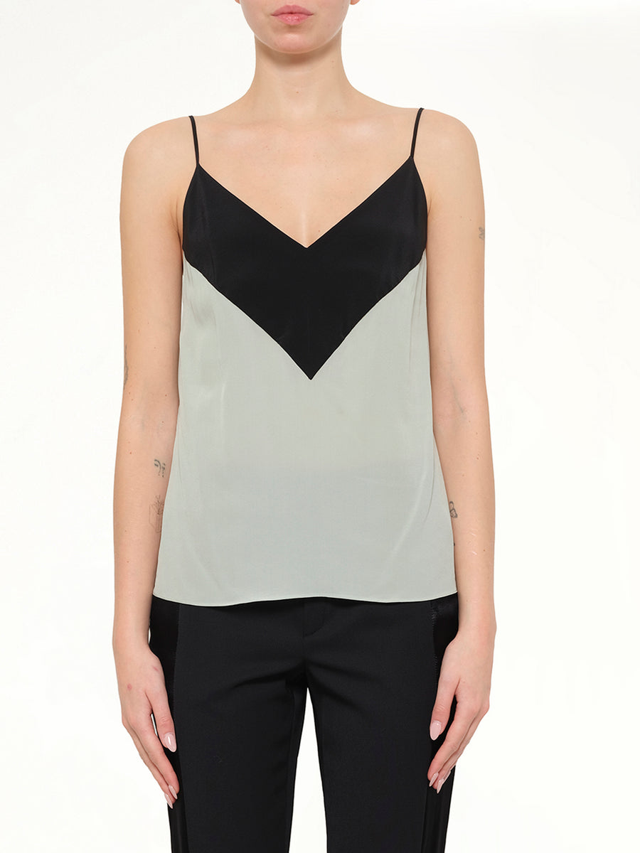 Silk Top in Green