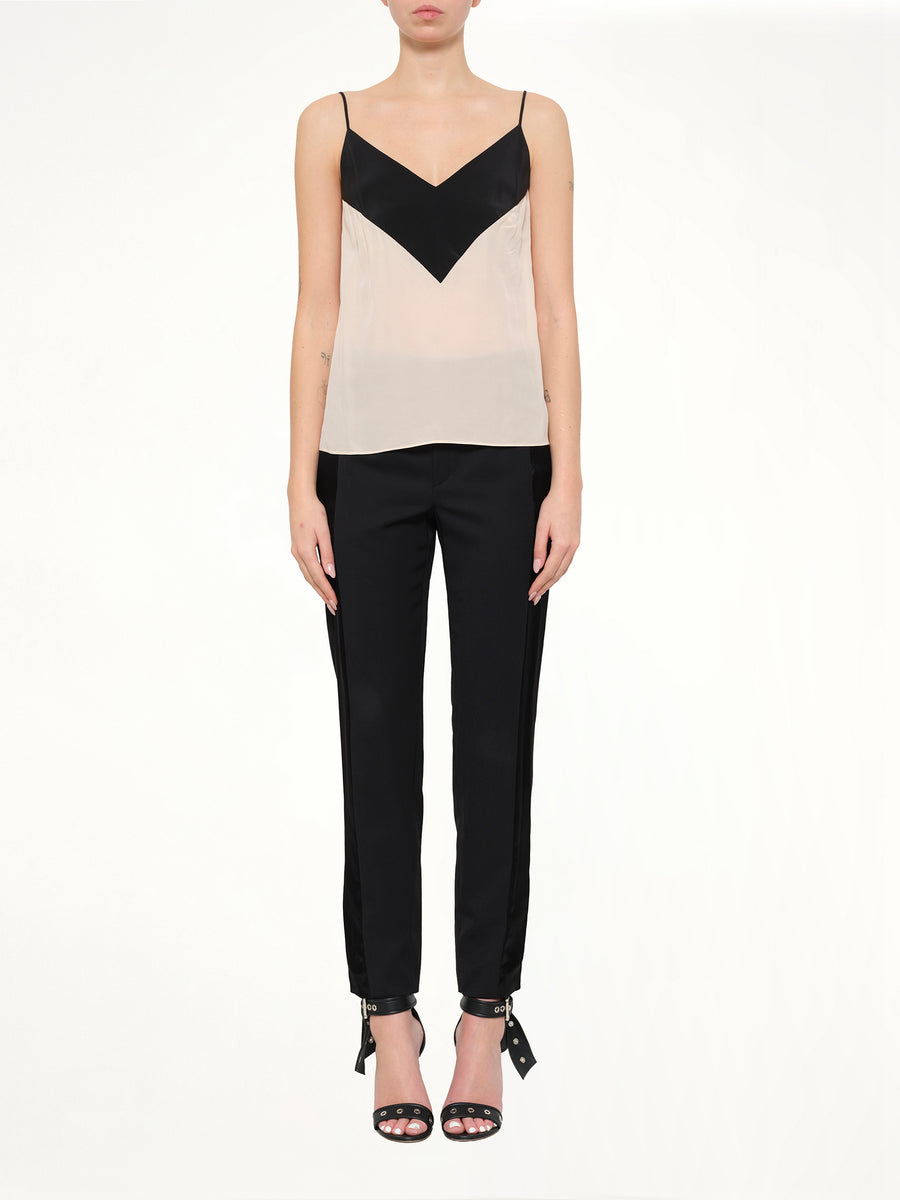 Silk Top in Powder
