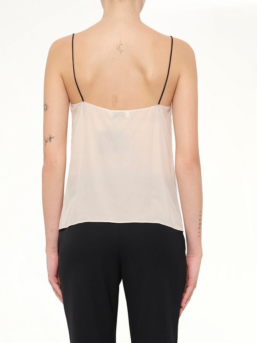 Silk Top in Powder