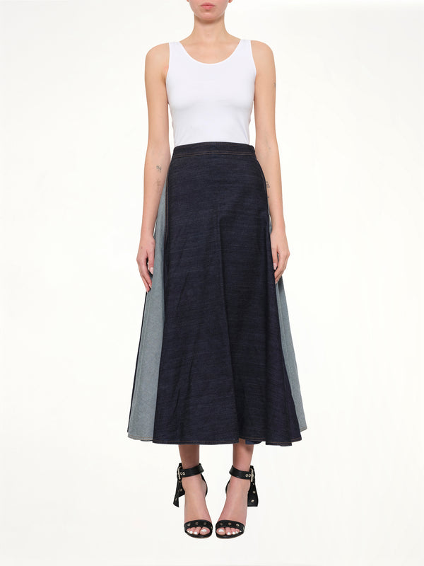 Skirt in Indigo
