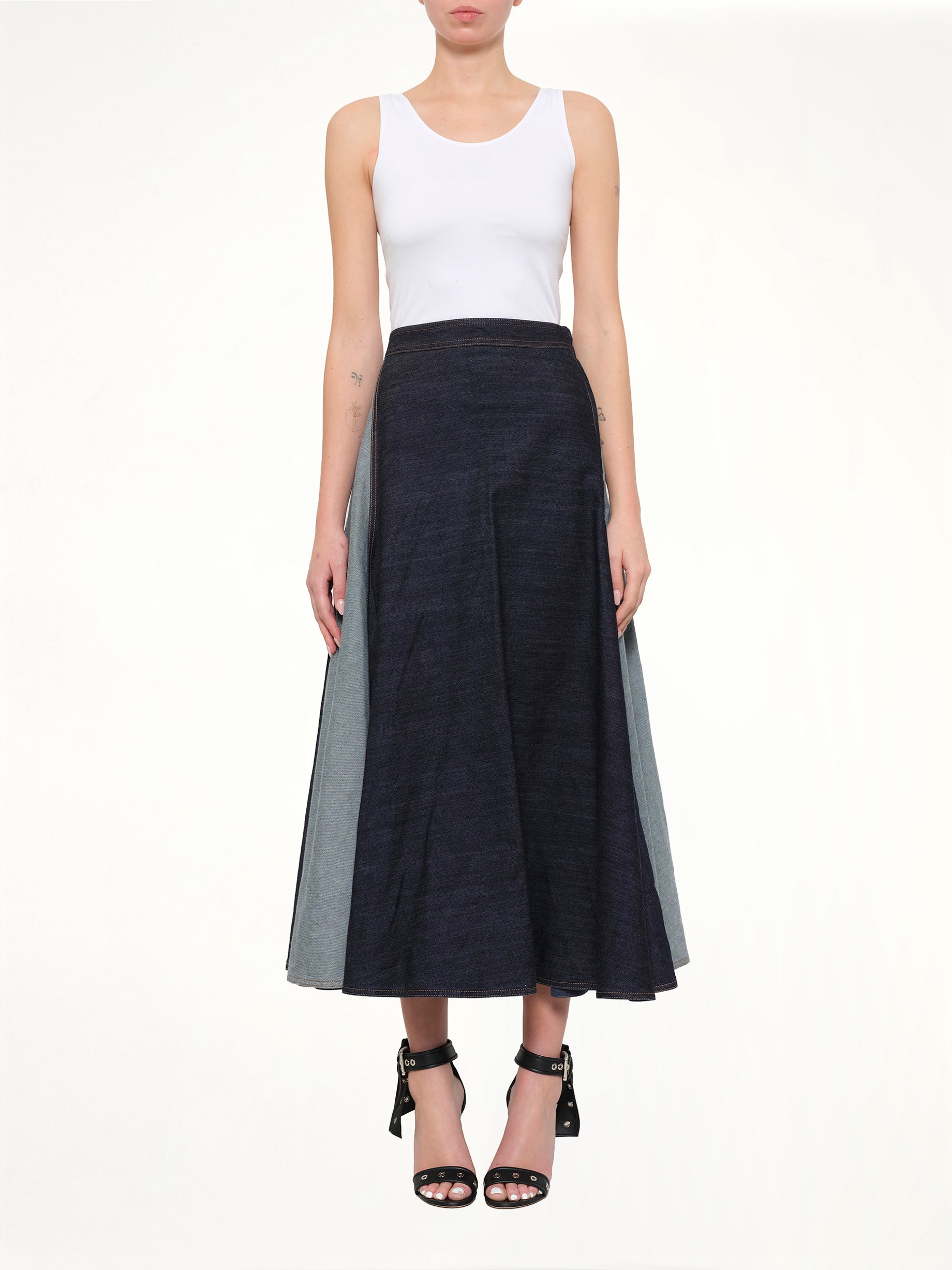 Skirt in Indigo