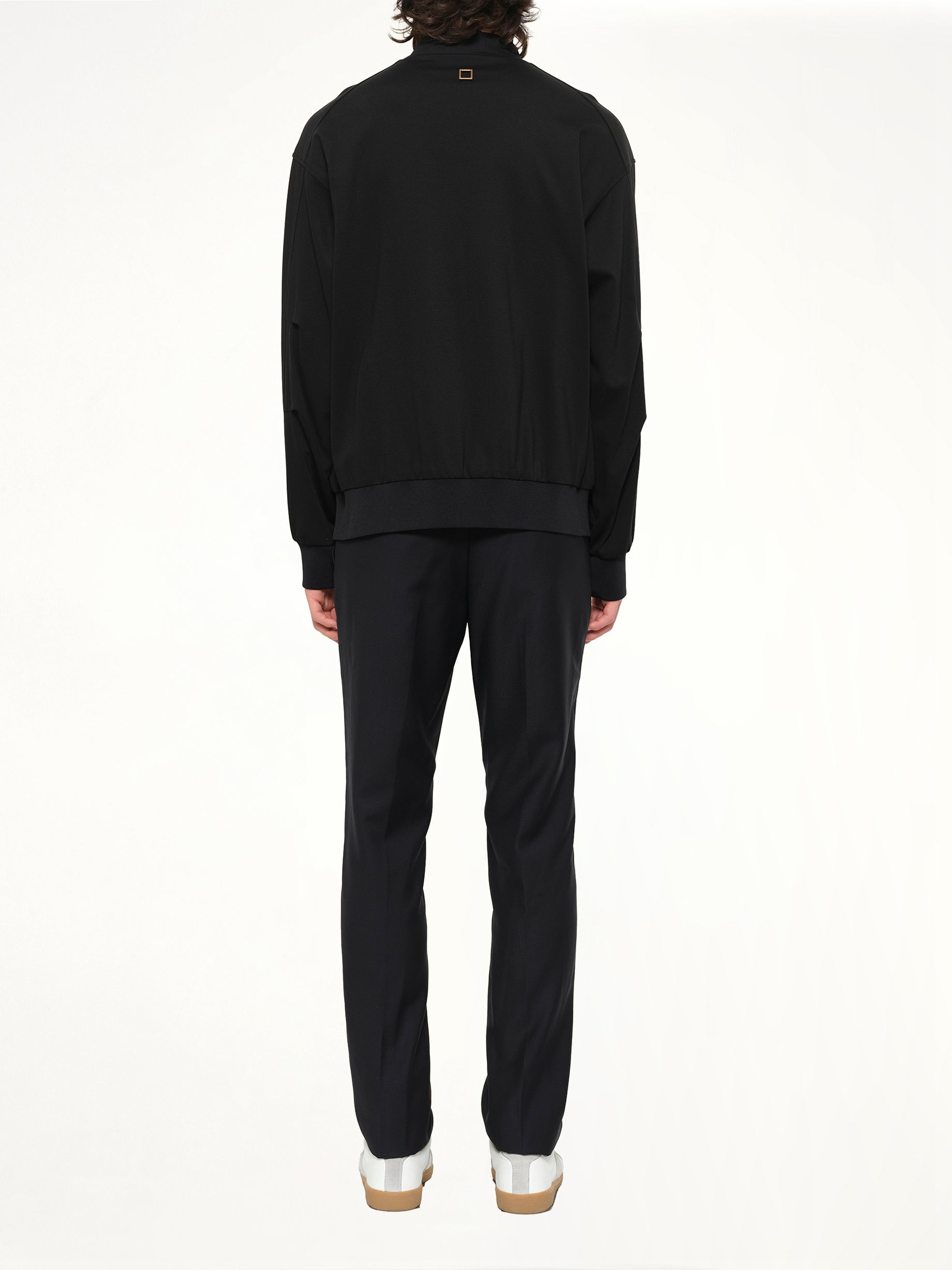Track Jacket Jersey in Black