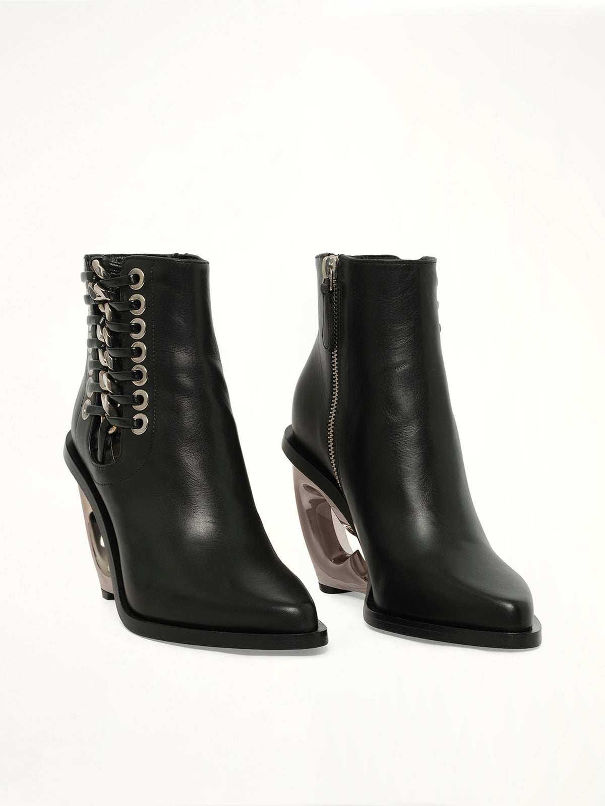 Alexander Mcqueen Leather Half Boot