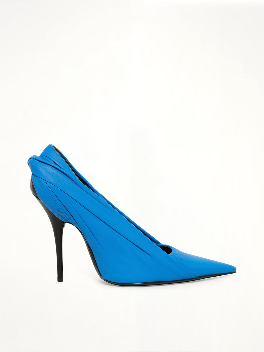 Blue Heel Shoes in Sky