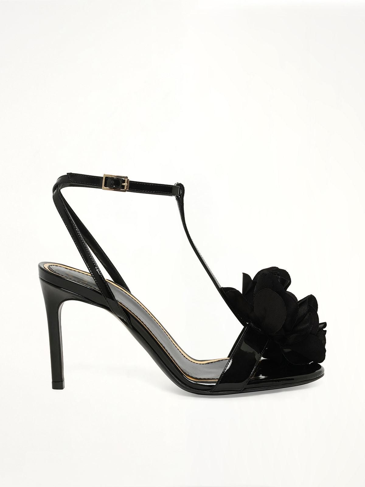 Chain Sandal in Black