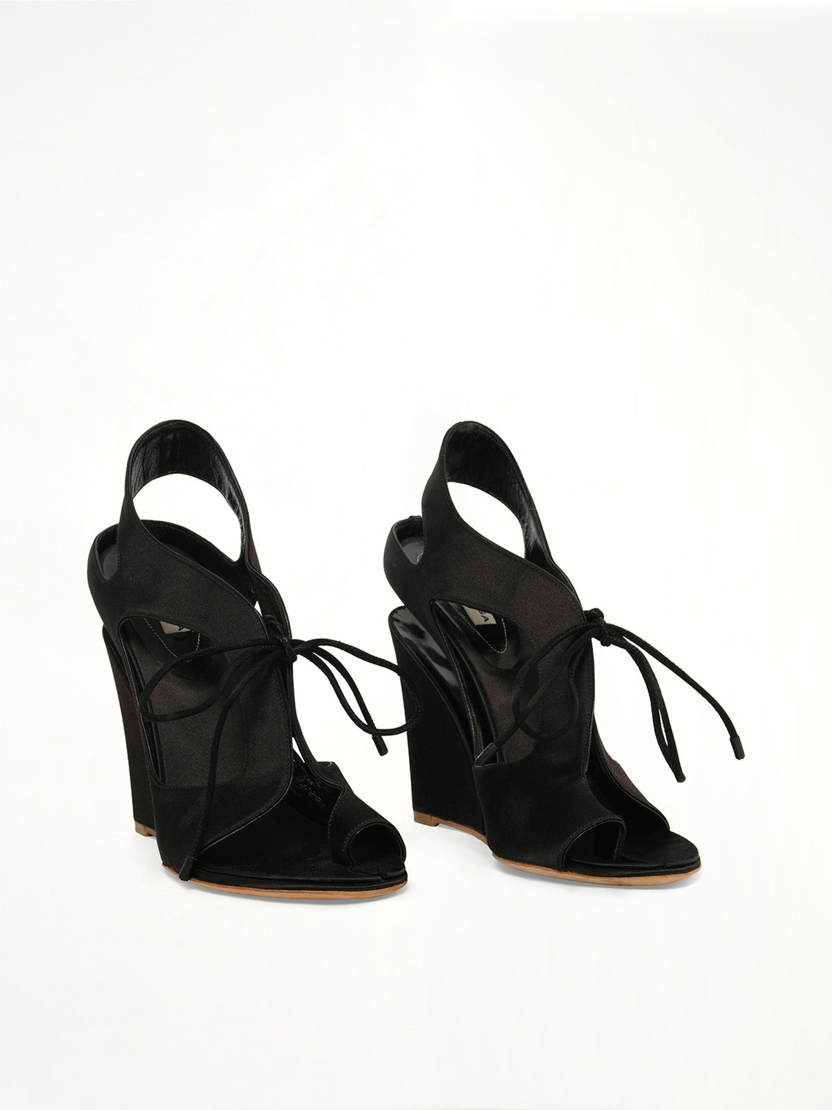 Fabric Sandal in Black