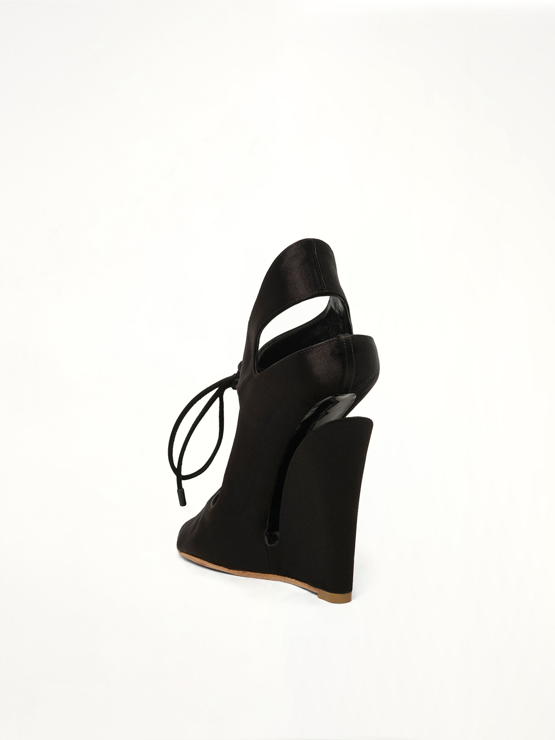 Fabric Sandal in Black