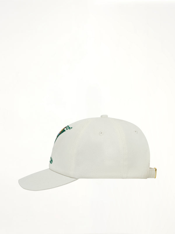 Pyramid Abduction Tennis Cap in White