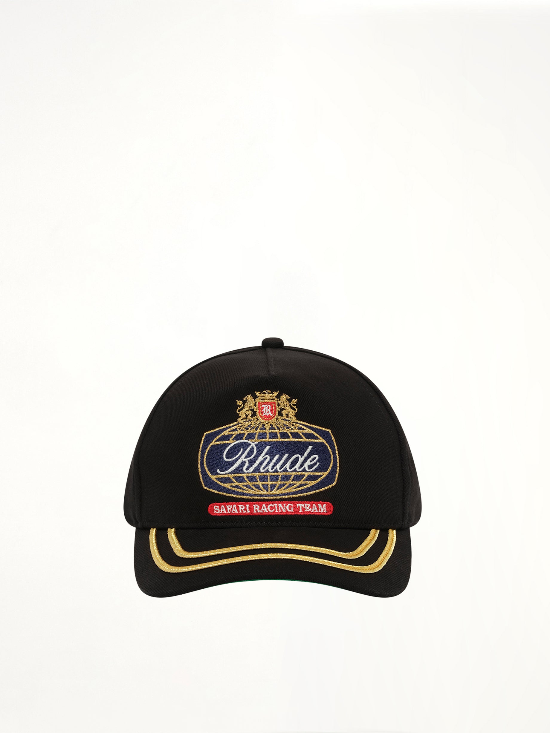 Rhude Safari Crest Hat in Black/Navy
