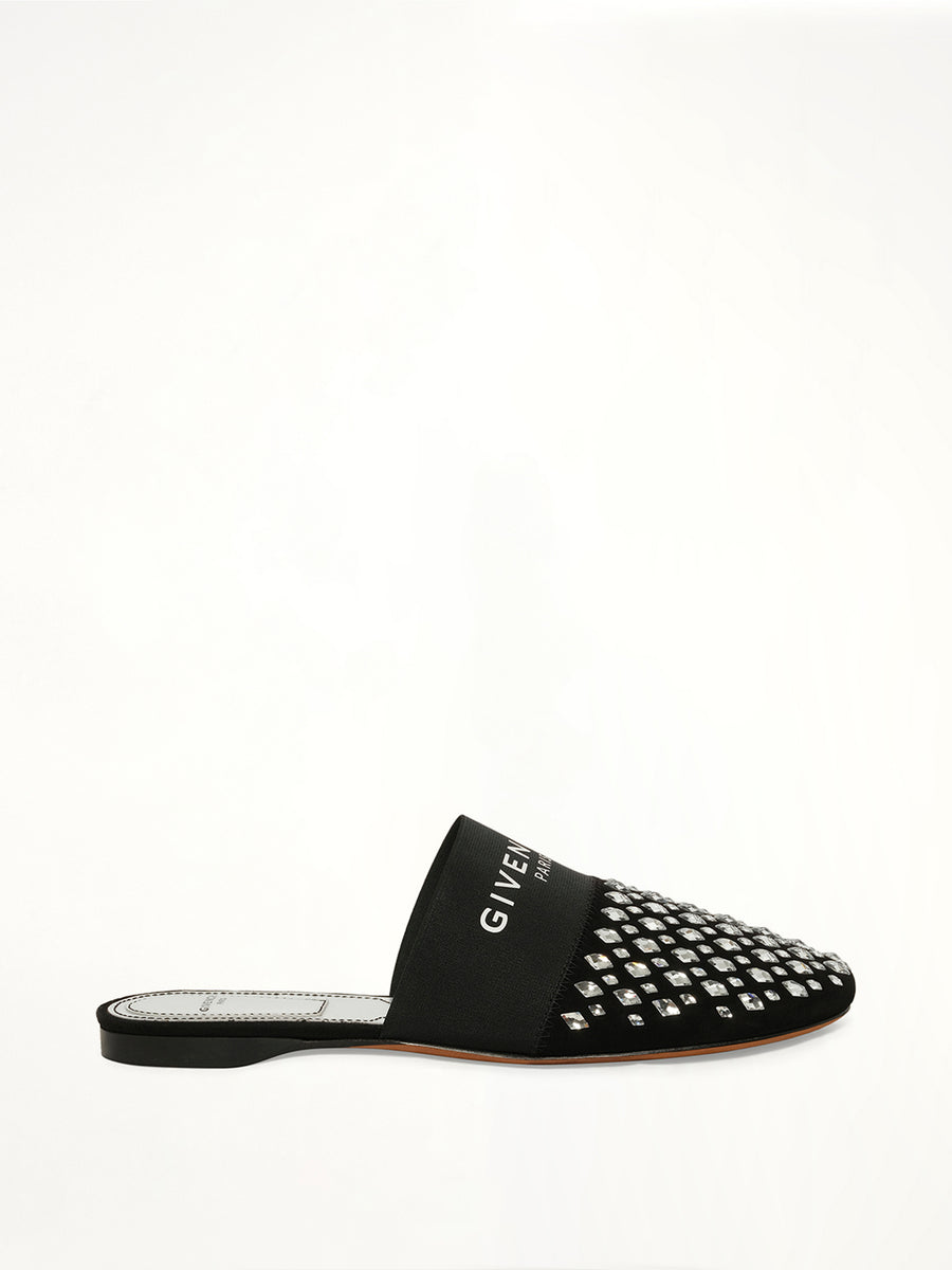 Bedford Flat Mule in Black