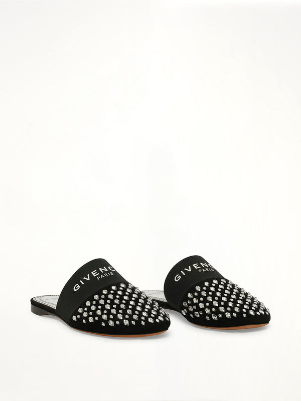 Bedford Flat Mule in Black